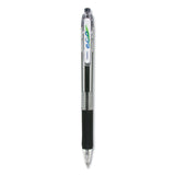 Zebra® ECO Jimnie Clip Ballpoint Pen, Retractable, Medium 1 mm, Blue Ink, Clear/Black Barrel, 12/Pack (ZEB22510) Box of 12