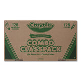 Crayola® Crayons and Markers Combo Classpack, Eight Colors, 256/Set (CYO523349) Set of 256