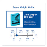 PrintWorks® Professional Color Paper, 24 lb Text Weight, 8.5 x 11, Blue, 500/Ream (PRB00102) 1 Ream