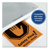 PrintWorks® Professional Color Paper, 24 lb Text Weight, 8.5 x 11, Orange, 500/Ream (PRB00104) 1 Ream