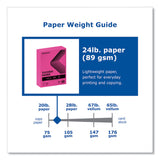 PrintWorks® Professional Color Paper, 24 lb Text Weight, 8.5 x 11, Fuchsia, 500/Ream (PRB00100) 1 Ream