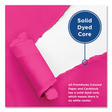 PrintWorks® Professional Color Paper, 24 lb Text Weight, 8.5 x 11, Fuchsia, 500/Ream (PRB00100) 1 Ream
