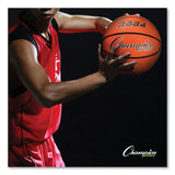 Champion Sports Rubber Sports Ball, For Basketball, No. 6, Intermediate Size, Orange (CSIRBB4) Each