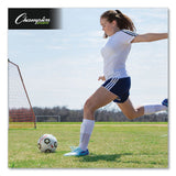 Champion Sports Rubber Sports Ball, For Soccer, No. 4 Size, White/Black (CSISRB4) Each