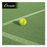 Champion Sports Tennis Balls, 2.5" Diameter, Yellow, 3/Pack (CSITB3) Pack of 3