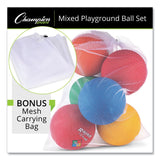 Champion Sports Playground Ball Set, Multi-Size, Multi-Color, 14/Set (CSIUPGSET1) Set of 8