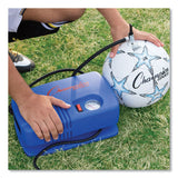 Champion Sports Electric Inflating Pump with Gauge, Hose and Needle, 0.25 hp Compressor, 50 psi, 8 ft Cord (CSIEP1500) Each