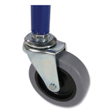 Champion Sports Lockable Ball Storage Cart, Fits Approximately 24 Balls, Metal, 37" x 22" x 20", Blue (CSILFX) Each