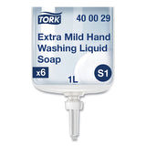 Tork Premium Extra Mild Soap, Unscented, 1 L Refill, 6/Carton (TRK400029) Case of 6