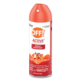 OFF!® ACTIVE Insect Repellent, 6 oz Aerosol Spray, 12/Carton (SJN334678) Case of 12