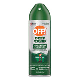 OFF!® Deep Woods Insect Repellent, 6 oz Aerosol Spray, 12/Carton (SJN334689) Case of 12