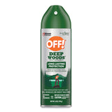 OFF! Deep Woods Insect Repellent, 6 oz Aerosol Spray, 12/Carton (SJN354266) Case of 12