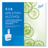 Scott® Pro Moisturizing Foam Hand Sanitizer, 1,200 mL Cassette, Fruity Cucumber Scent, 2/Carton (KCC91590) Carton of 2