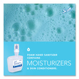 Scott® Pro Moisturizing Foam Hand Sanitizer, 1,200 mL Cassette, Fruity Cucumber Scent, 2/Carton (KCC91590) Carton of 2