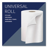 Kleenex® Hard Roll Paper Towels with Premium Absorbency Pockets, 1-Ply, 8" x 600 ft, 1.75" Core, White, 6 Rolls/Carton (KCC50606) Case of 6