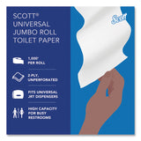 Scott® Essential JRT Jumbo Roll Bathroom Tissue, Septic Safe, 2-Ply, White, 3.55" x 1,000 ft, 12 Rolls/Carton (KCC07805) Carton of 12