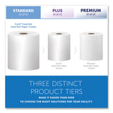 Scott® Essential Hard Roll Towels for Business, Absorbency Pockets, 1-Ply, 8" x 800 ft,  1.5" Core, White, 12 Rolls/Carton (KCC01040) Case of 12