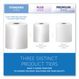 Scott® Essential 100% Recycled Fiber Hard Roll Towel, 1-Ply, 8" x 800 ft, 1.5" Core, White, 12 Rolls/Carton (KCC01052) Case of 12