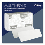 Kleenex® Multi-Fold Paper Towels, 1-Ply, 9.2 x 9.4, White, 150/Pack, 16 Packs/Carton (KCC01890) Case of 2400