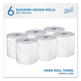 Scott® Essential High Capacity Hard Roll Towel, 1-Ply, 8" x 950 ft, White, 6 Rolls/Carton (KCC02001) Case of 6