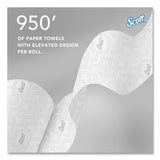 Scott® Essential High Capacity Hard Roll Towel, 1-Ply, 8" x 950 ft, White, 6 Rolls/Carton (KCC02001) Case of 6