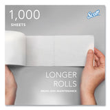 Scott® Essential Coreless SRB Bathroom Tissue, Septic Safe, 2-Ply, White, 1,000 Sheets/Roll, 36 Rolls/Carton (KCC04007) Carton of 36