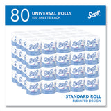 Scott® Essential Standard Roll Bathroom Tissue for Business, Septic Safe, 2-Ply, White, 550 Sheets/Roll, 80/Carton (KCC04460) Case of 80