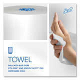 Scott® Pro Hard Roll Paper Towels with Absorbency Pockets, for Scott Pro Dispenser, Blue Core Only, 1-Ply, 7.5" x 900 ft, 6 Rolls/CT (KCC43959) Case of 6