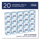 Cottonelle® 2-Ply Bathroom Tissue, Septic Safe, White, 451 Sheets/Roll, 20 Rolls/Carton (KCC13135) Case of 20
