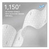 Scott® Pro Hard Roll Paper Towels with Elevated Scott Design for Scott Pro Dispenser, Blue Core Only, 1-Ply, 1,150 ft, 6 Rolls/CT (KCC25702) Case of 6