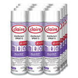 Claire® Spray Q Disinfectant. Lavender Scent, 17 oz Aerosol Spray, Dozen (CGC1003) Case of 12