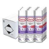 Claire® Spray Q Disinfectant. Lavender Scent, 17 oz Aerosol Spray, Dozen (CGC1003) Case of 12