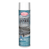 Claire® Stainless Steel Maintainer, Lemon Scent, 16 oz Aerosol Spray, Dozen (CGC844) Each