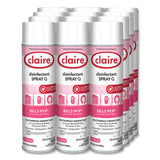 Claire® Spray Q Disinfectant, Country Fresh Scent, 17 oz Aerosol Spray, Dozen (CGC1001) Each