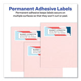 Avery® Glossy Clear Easy Peel Mailing Labels w/ Sure Feed Technology, Inkjet/Laser Printers, 0.66 x 1.75, 60/Sheet, 10 Sheets/PK (AVE6520) Pack of 600
