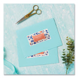 Avery® Glossy White Easy Peel Mailing Labels w/ Sure Feed Technology, Laser Printers, 2 x 4, White, 10/Sheet, 25 Sheets/Pack (AVE6528) Pack of 250