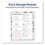 Avery® Write and Erase Durable Plastic Dividers with Straight Pocket, 8-Tab, 11.13 x 9.25, White, 1 Set (AVE16826) 1 Set