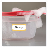 Avery® Avery Kids Handwritten Identification Labels, 1.75 x 0.75, Borders: Blue, Orange, Yellow, 12 Labels/Sheet, 5 Sheets/Pack (AVE41442) Pack of 60