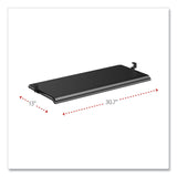 Alera® AdaptivErgo Clamp-On Keyboard Tray, 30.7" x 13", Black (ALEKBT1B) Each