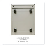 Alera® File Pedestal with Full-Length Pull, Left or Right, 2-Drawers: Box/File, Legal/Letter, Putty, 14.96" x 19.29" x 21.65" (ALEPBBFPY) Each