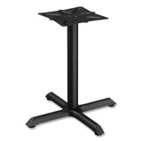 Alera® Alera Hospitality Series Single-Column Bases, 27.5" Diameter, 28.5"h, 300 lb Cap, Steel, Black (ALETBH283B) Each