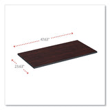 Alera® Reversible Laminate Table Top, Rectangular, 47.63 x 23.63, Medium Cherry/Mahogany (ALETT4824CM) Each