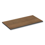 Alera® Reversible Laminate Table Top, Rectangular, 47.63w x 23.63d, Espresso/Walnut (ALETT4824EW) Each