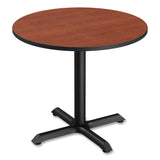 Alera® Reversible Laminate Table Top, Round, 35.5" Diameter, Medium Cherry/Mahogany (ALETTRD36CM) Each