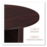 Alera® Alera Valencia Round Conference Table with Legs, 42" Diameter x 29.5h, Mahogany (ALEVA7142MY) Each