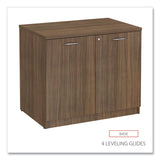 Alera® Alera Valencia Series Storage Cabinet, 34.3w x 22.78d x 29.5h, Modern Walnut (ALEVA613622WA) Each
