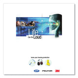 3M™ E-A-Rsoft Metal Detectable Soft Foam Earplugs, 32 dB NRR, Yellow, 200/Box (MMM3114109) Box of 200