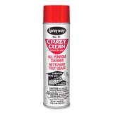 Sprayway® Crazy Clean All Purpose Cleaner, Floral Scent, 19 oz Aerosol Spray, Dozen (CGC031) Each