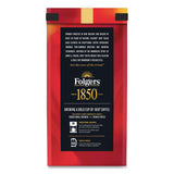 1850 Coffee, Black Gold, Dark Roast, Ground, 12 oz Bag (FOL60516EA) Each