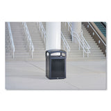 Rubbermaid® Commercial TAILOR Decorative Outdoor Waste Receptacle Frames, 41 gal, Metal, Black (RCP2182672) Each